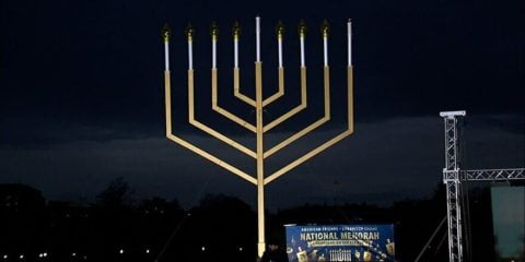 public menorah lighting washington