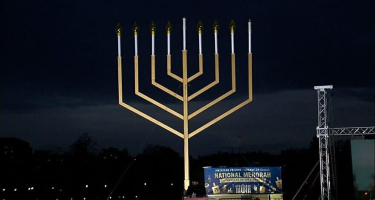 In wake of antisemitic incidents, Hanukkah menorah-lightings evoke Jewish pride