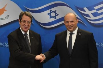 PM Naftali Bennett and Cypriot President Anastasiades