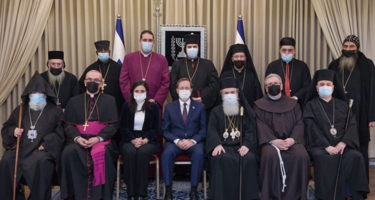 Israeli president hosts Church leaders for New Year’s Eve