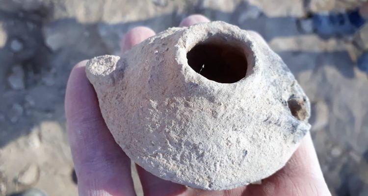 In time for Chanukah, 700-year-old lamp found in Hebron hills