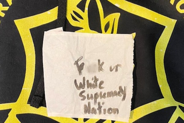 ‘F*** your white supremacy nation,’ says note in Amazon package containing IDF sweatshirt