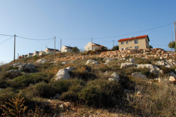 A general view of the settlement Yitzhar.