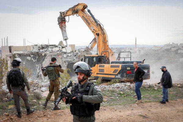 UN data points to rise in illegal building demolitions under Ben-Gvir