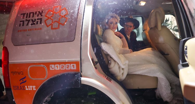 ‘Truly angels’: EMTs rescue stranded newlyweds near Jerusalem amid heavy snowfall