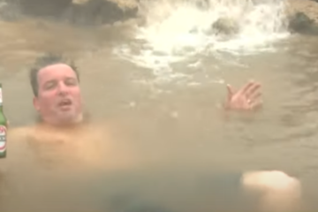 Golan hot spring