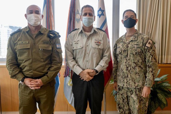 US Naval commander in third recent visit to Israel to boost maritime security
