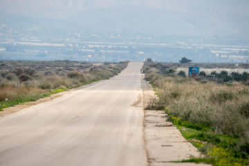 Road near Kibbutz Niran