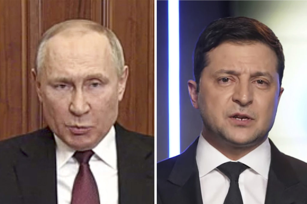 Putin Zelensky