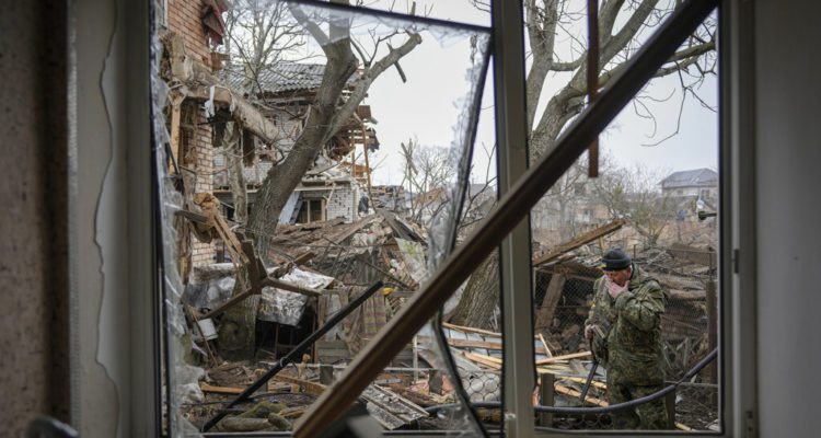 Air raid sirens in Ukraine capital, Russians pressure cities