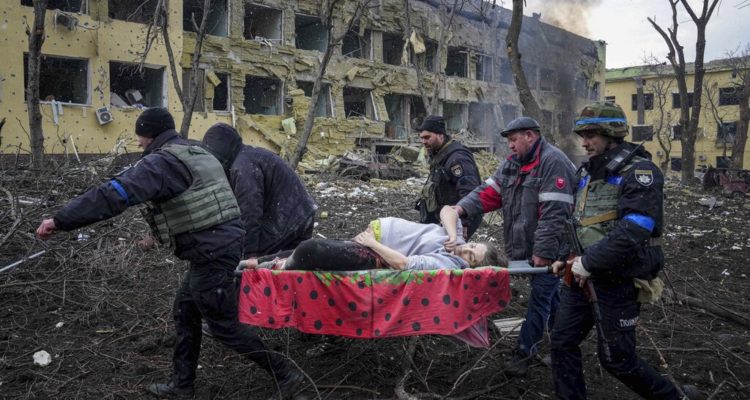 Ukraine: Theater blown apart, rescue workers search for survivors