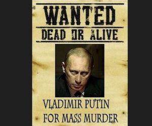 Wanted Putin poster