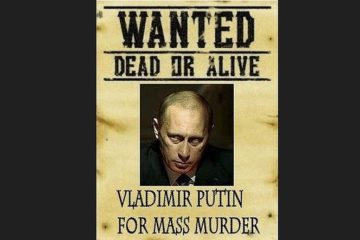 Wanted Putin poster