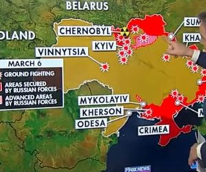 Ukraine Russia map