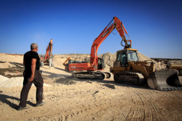 Palestinian workers in Israel