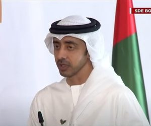 UAE foreign minister at Sde Boker Negev summit.v1