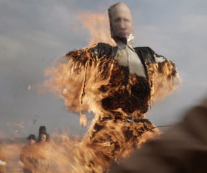 burn effigy Putin