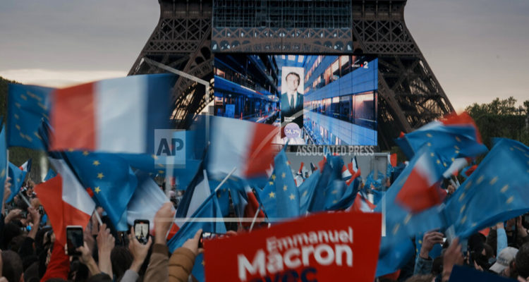 Lapid congratulates ‘good friend’ Macron on reelection