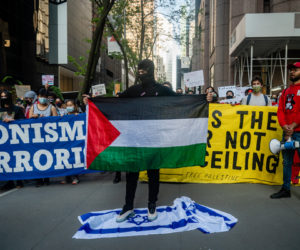 Antisemitism protest