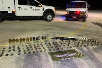 Seized grenades from Lebanon smuggling