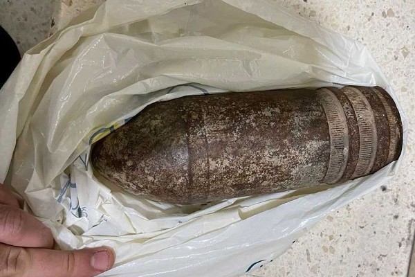 Panic at Ben Gurion Airport as family brings unexploded artillery shell