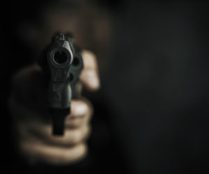 murder threat gun
