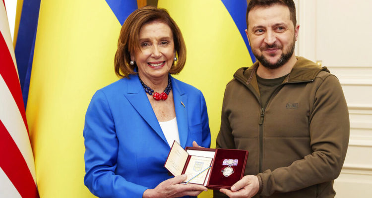 Pelosi leads delegation to Kyiv and Poland, vows US support