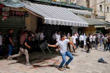 Arab rioter Jerusalem Day