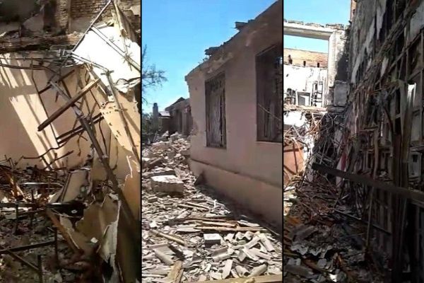 Invading Russian troops destroy historic synagogue building in Ukrainian city of Mariupol