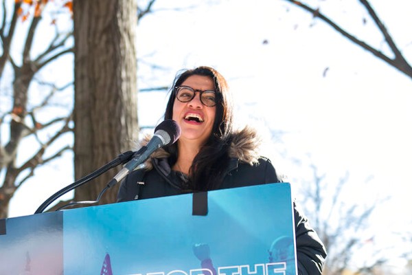 Congresswoman Tlaib attends Nakba rally featuring incitement to violence against Israeli Jews