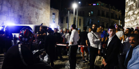 Old City of Jerusalem police terror
