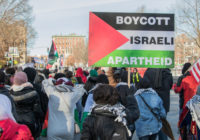 Anti-Israel Apartheid Boycott protest