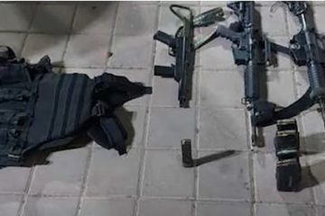 weapons confiscated in Jenin.v1