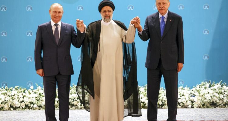 In Iran, Putin gets strong support; Israelis concerned