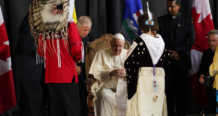 Pope lands in Canada, set for apologies to Indigenous groups