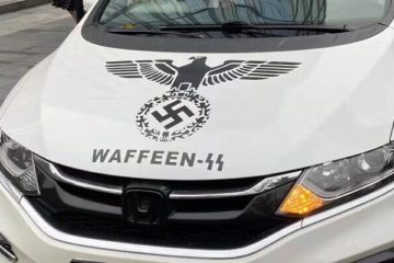 Chinese car Nazi symbols