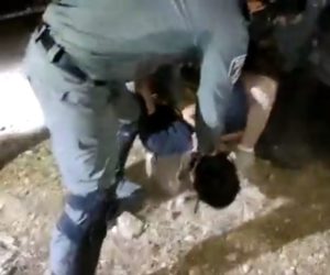 Police violence against Jewish activist