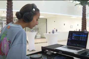 Saudi female DJ