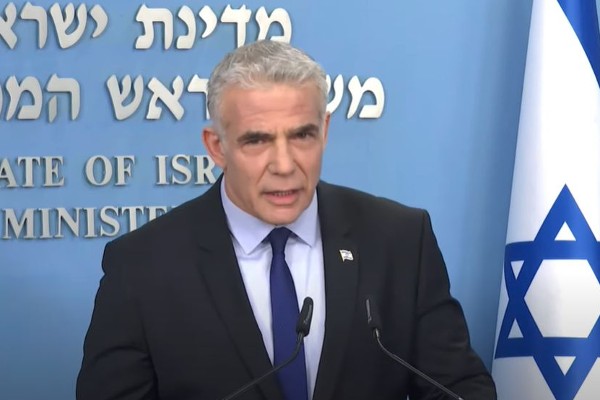 Lapid calls for unity in first speech as PM; Netanyahu wishes him peaceful term