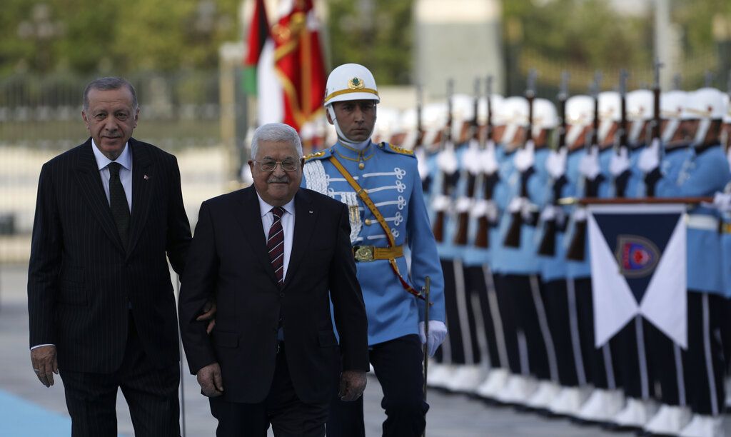 Recep Tayyip Erdogan, Mahmoud Abbas
