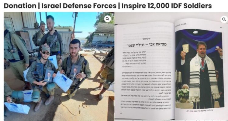 Christian missionaries sharing the ‘good news’ with IDF soldiers
