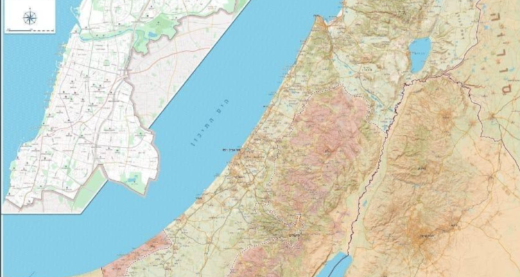 Maps separating Judea, Samaria from Israel to be used in Tel Aviv schools