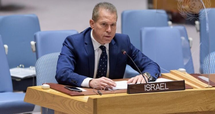 Israel’s UN ambassador calls for reinstatement of official ousted for denouncing Islamic Jihad