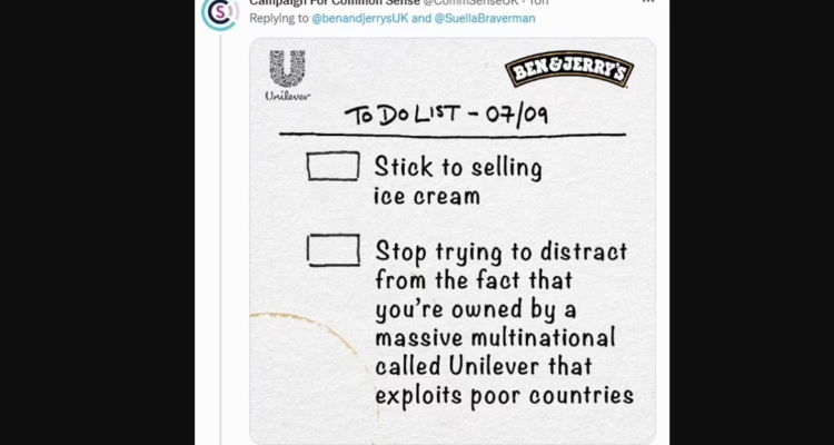 ‘Stick to selling ice cream’ – Ben & Jerry’s mocked for latest political advice