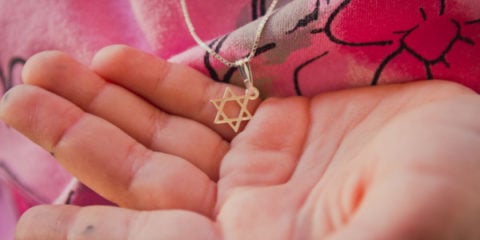 Star of David necklace