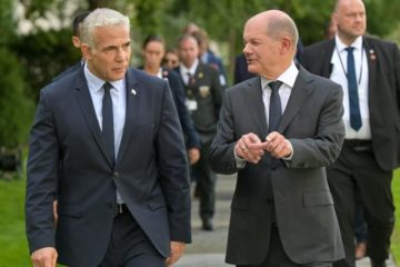 Olaf Scholz meets with Yair Lapid in Berlin, September 12th 2022