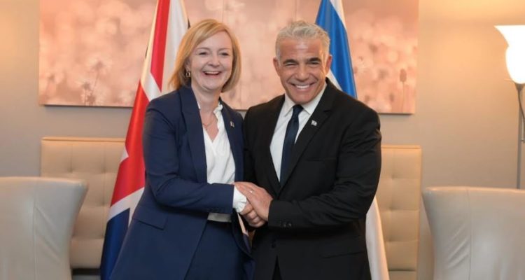 UK considers moving embassy to Jerusalem, Truss tells Lapid at UN