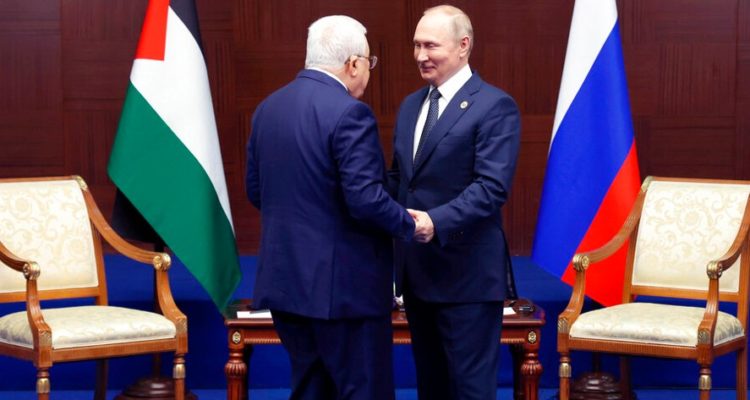 US ‘deeply disappointed’ with Abbas’ embrace of Putin, distrust of Biden administration