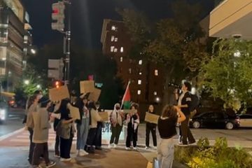 Anti-Israel protest college