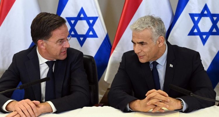 Lapid tells Dutch PM: ‘Israel will become a major supplier of gas to Europe’